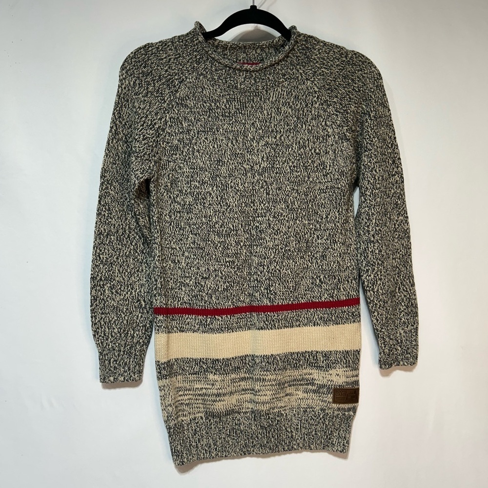 ROOTS girls sweater tunic/dress. Size Large (age 9-10yrs). Mock neck.